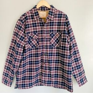 NWT Original Weatherproof Vintage Sherpa Lined Plaid Winter Shirt Jacket Mens XL